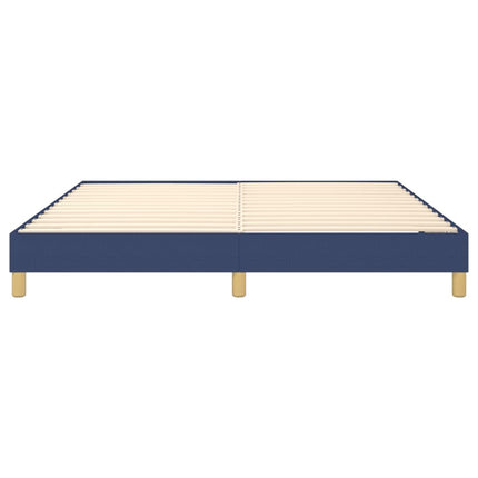 Boxspring sengeramme 160x200 cm stof blå