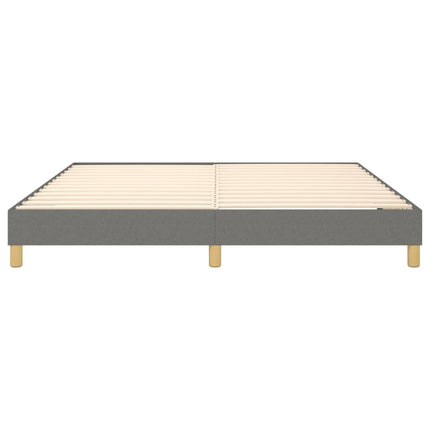 Boxspring sengeramme 180x200 cm stof mørkegrå