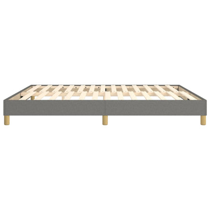 Boxspring sengeramme 180x200 cm stof mørkegrå