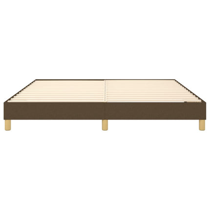 Boxspring sengeramme 180x200 cm stof mørkebrun