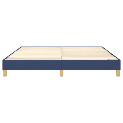 Boxspring sengeramme 180x200 cm stof blå