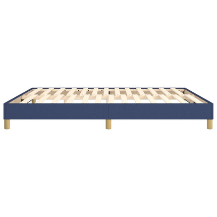 Boxspring sengeramme 180x200 cm stof blå