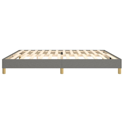 Boxspring sengeramme 200x200 cm stof mørkegrå