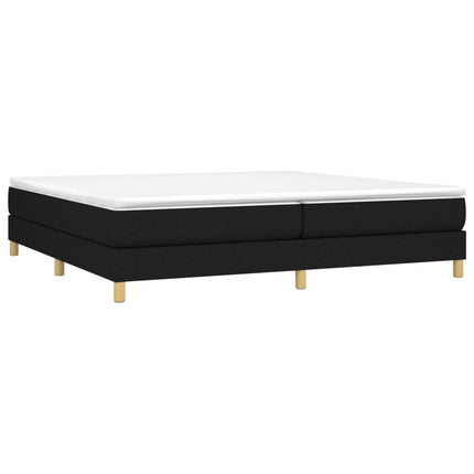 Boxspring sengeramme 200x200 cm stof sort