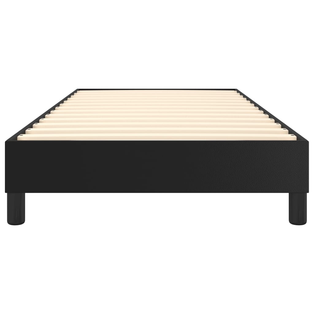 Boxspring sengeramme 90x190 cm kunstlæder sort