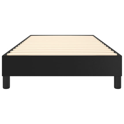Boxspring sengeramme 90x190 cm kunstlæder sort