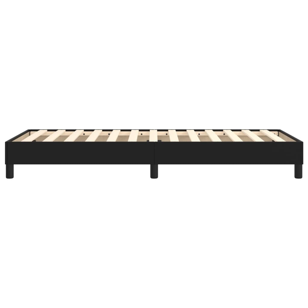Boxspring sengeramme 90x190 cm kunstlæder sort