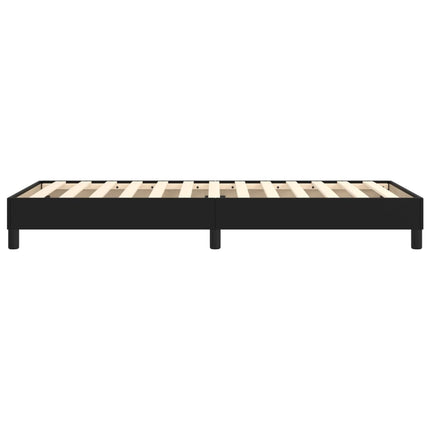 Boxspring sengeramme 90x190 cm kunstlæder sort