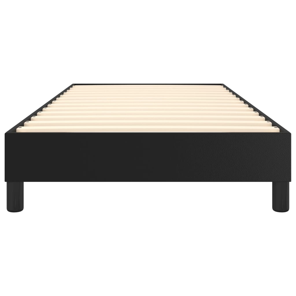 Boxspring sengeramme 100x200 cm kunstlæder sort