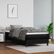 Boxspring sengeramme 100x200 cm kunstlæder sort