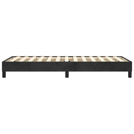 Boxspring sengeramme 90x190 cm fløjl sort