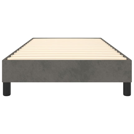 Boxspring sengeramme Mørkegrå 100x200 cm Fløjl