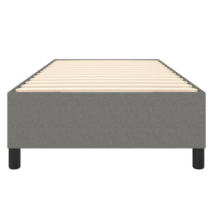 Boxspring sengeramme Mørkegrå 80x200 cm Stof
