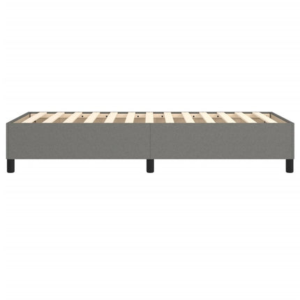 Boxspring sengeramme Mørkegrå 80x200 cm Stof