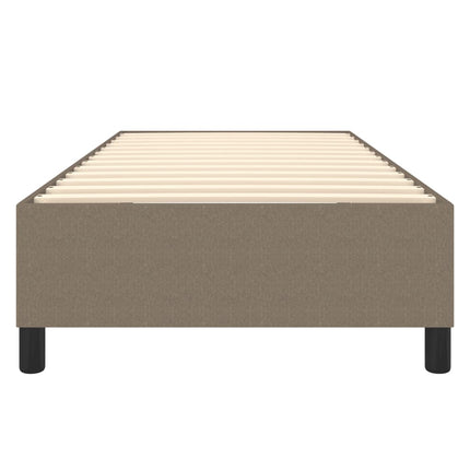 Boxspring sengeramme 80x200 cm stof gråbrun
