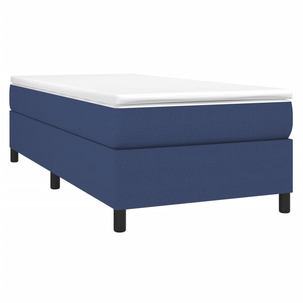 Boxspring sengeramme 80x200 cm stof blå