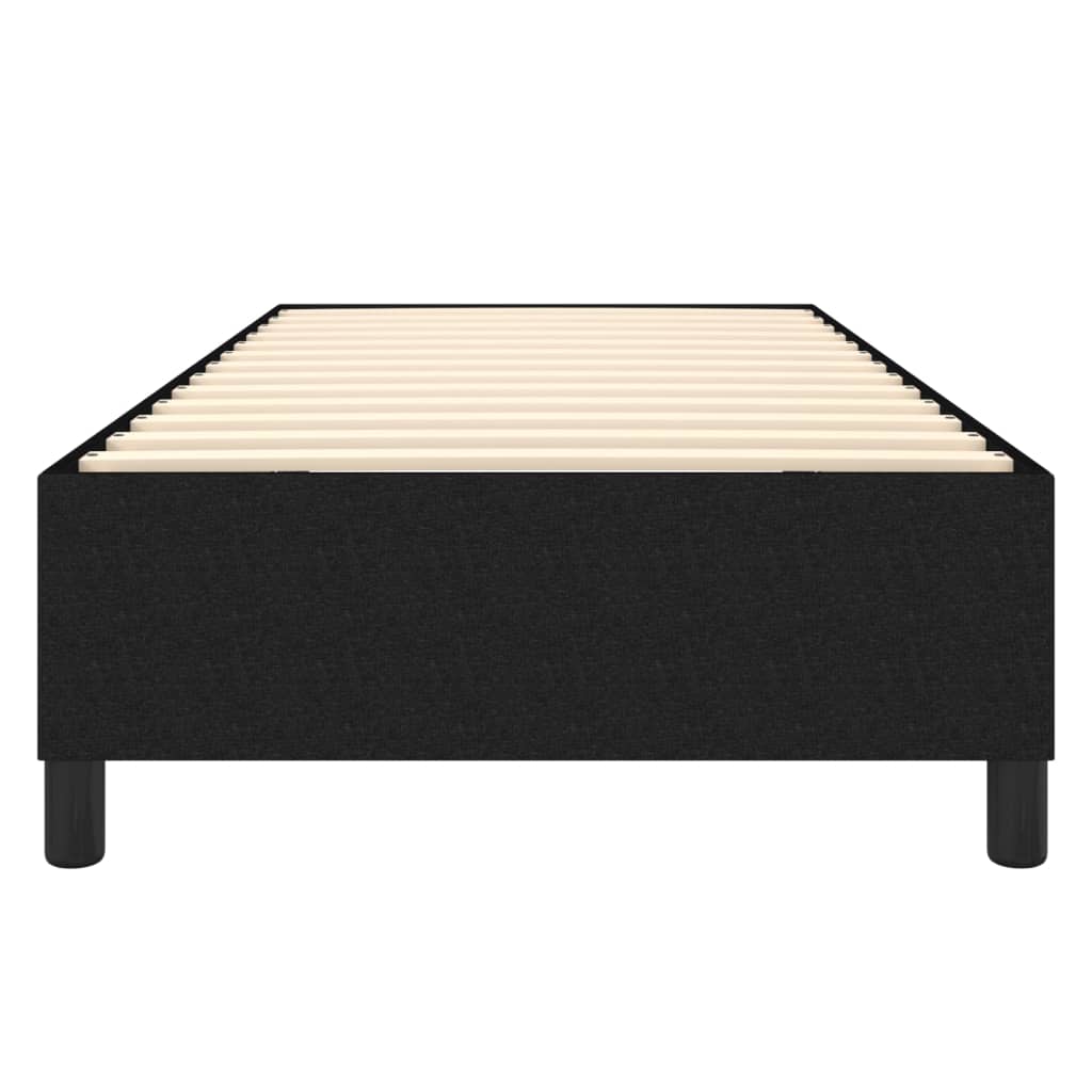 Boxspring sengeramme 90x200 cm stof sort