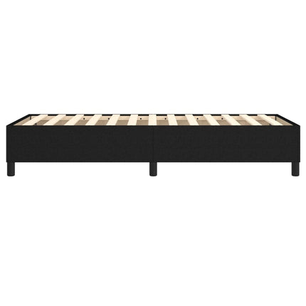 Boxspring sengeramme 90x200 cm stof sort