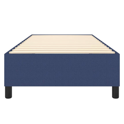 Boxspring sengeramme 90x200 cm stof blå