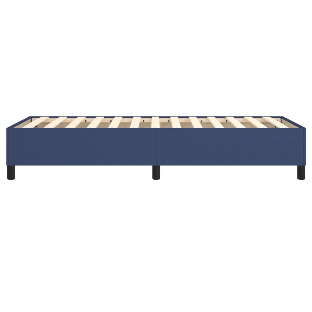 Boxspring sengeramme 90x200 cm stof blå
