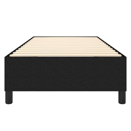 Boxspring sengeramme Sort 100x200 cm Stof