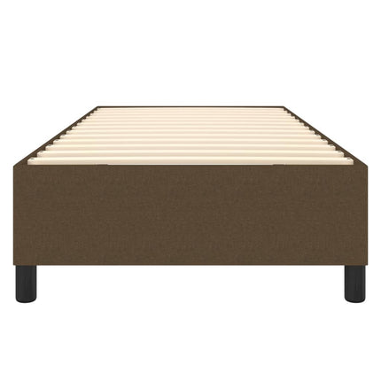 Boxspring sengeramme Mørkebrun 100x200 cm Stof