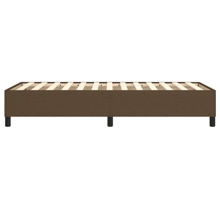 Boxspring sengeramme Mørkebrun 100x200 cm Stof