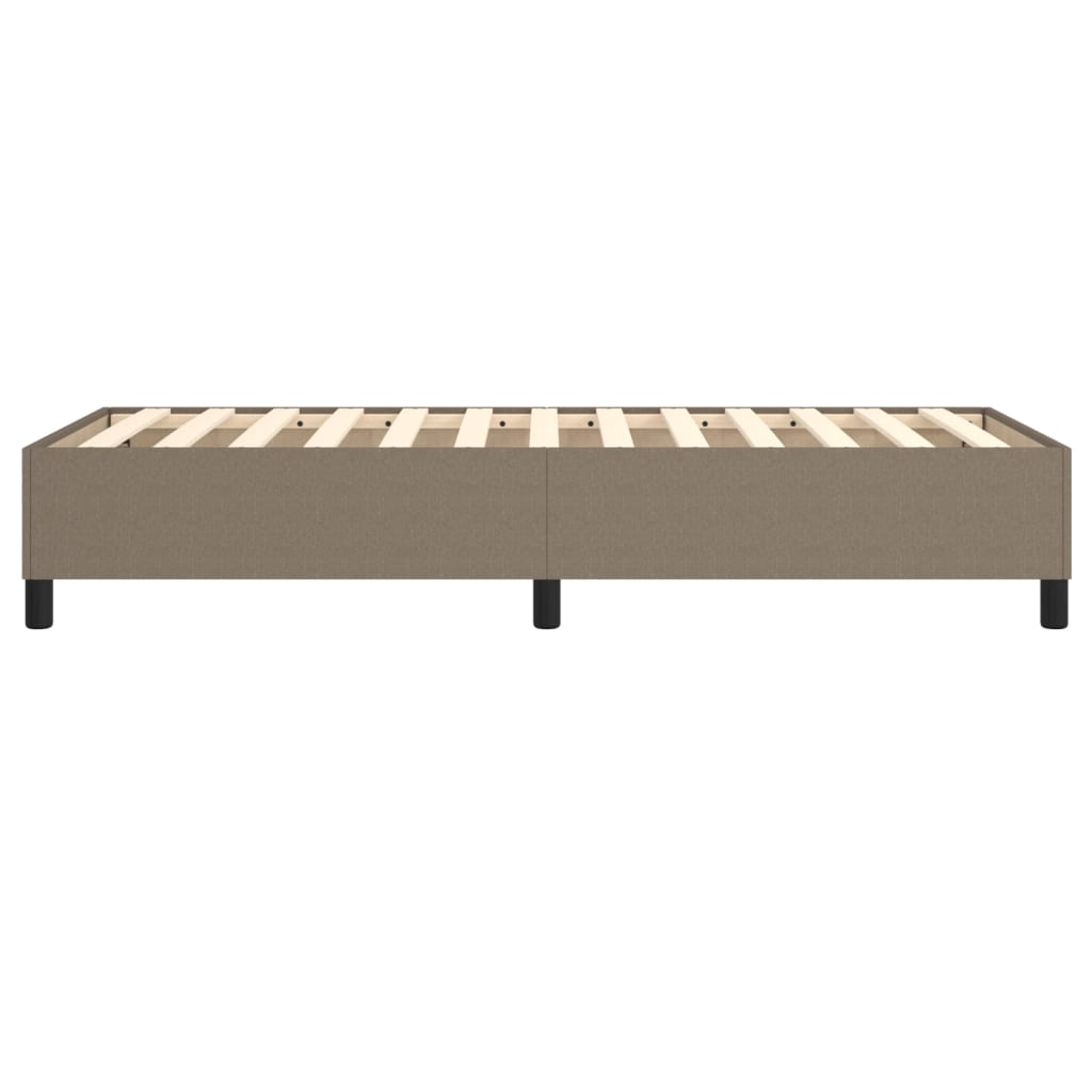Boxspring sengeramme Taupe 100x200 cm Stof
