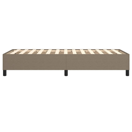 Boxspring sengeramme Taupe 100x200 cm Stof