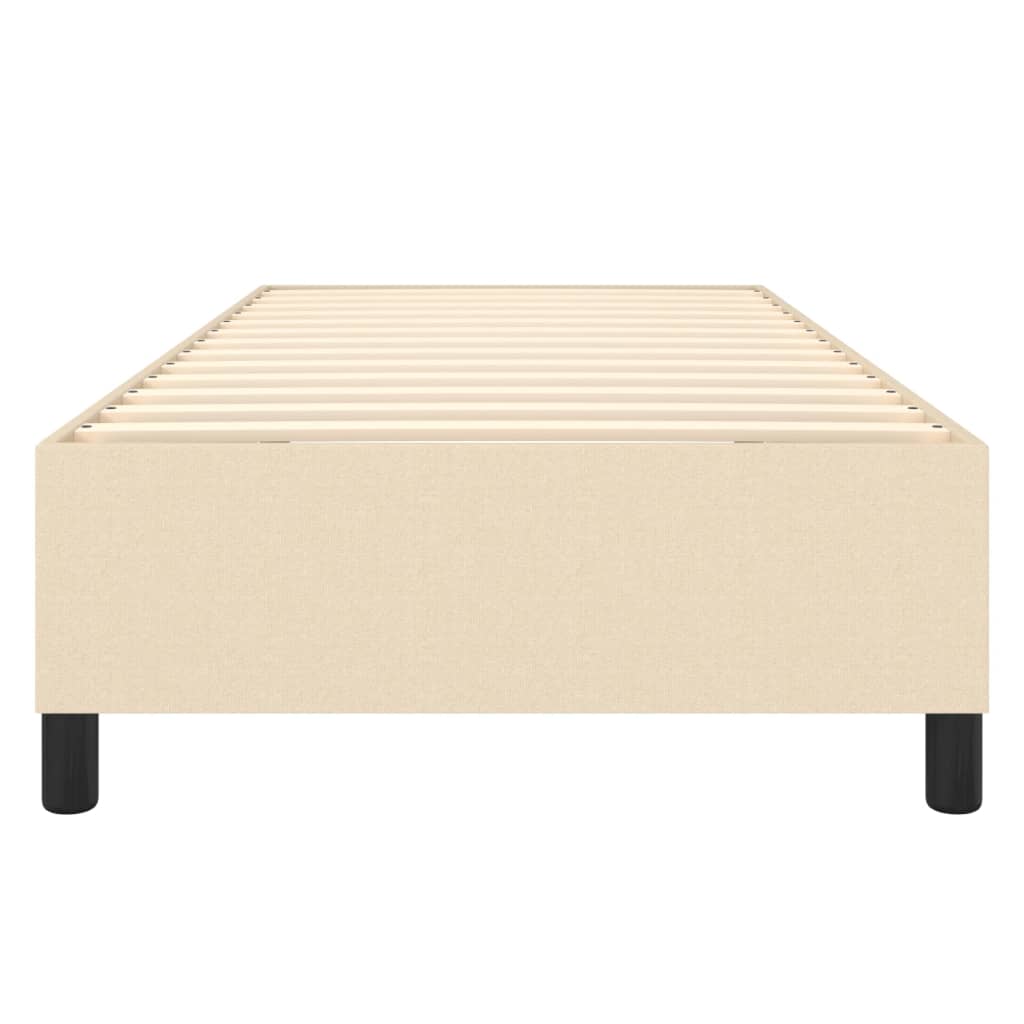 Boxspring sengeramme Creme 100x200 cm Stof