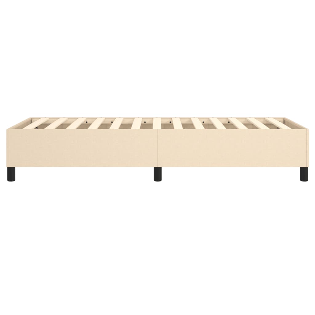 Boxspring sengeramme Creme 100x200 cm Stof