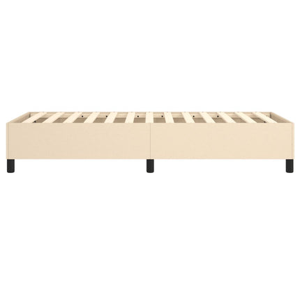 Boxspring sengeramme Creme 100x200 cm Stof