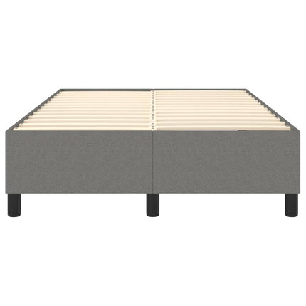 Boxspring sengeramme Mørkegrå 120x200 cm Stof