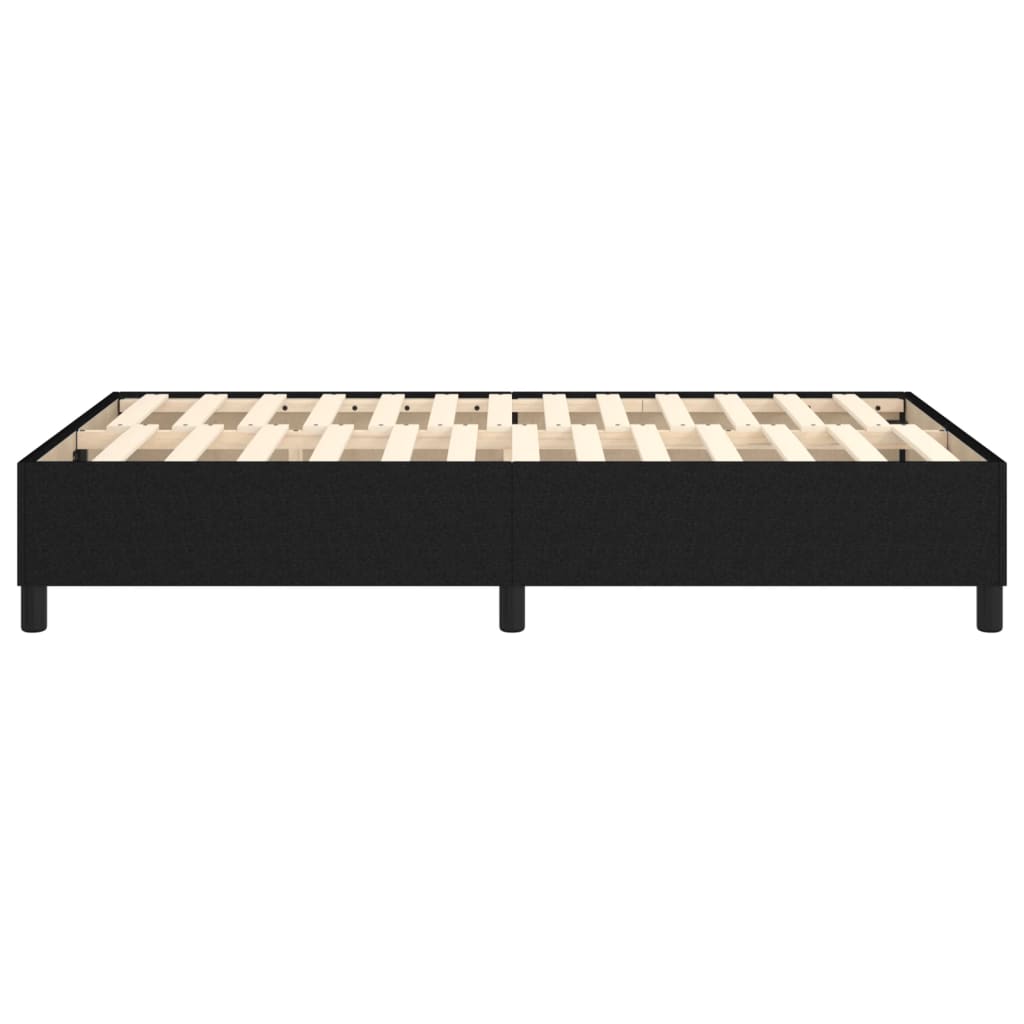 Boxspring sengeramme Sort 120x200 cm Stof