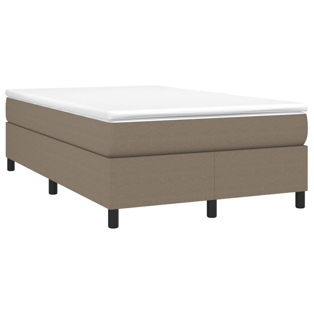 Boxspring sengeramme Taupe 120x200 cm Stof