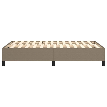 Boxspring sengeramme Taupe 120x200 cm Stof