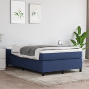 Boxspring sengeramme 120x200 cm stof blå