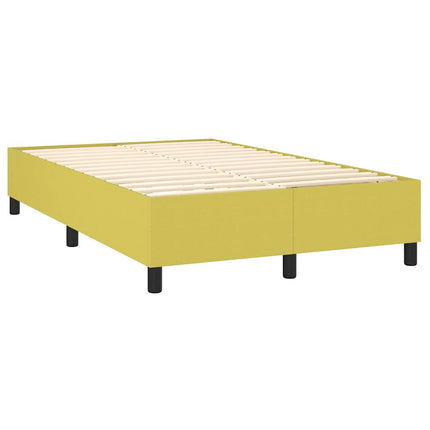 Boxspring sengeramme Grøn 120x200 cm Stof