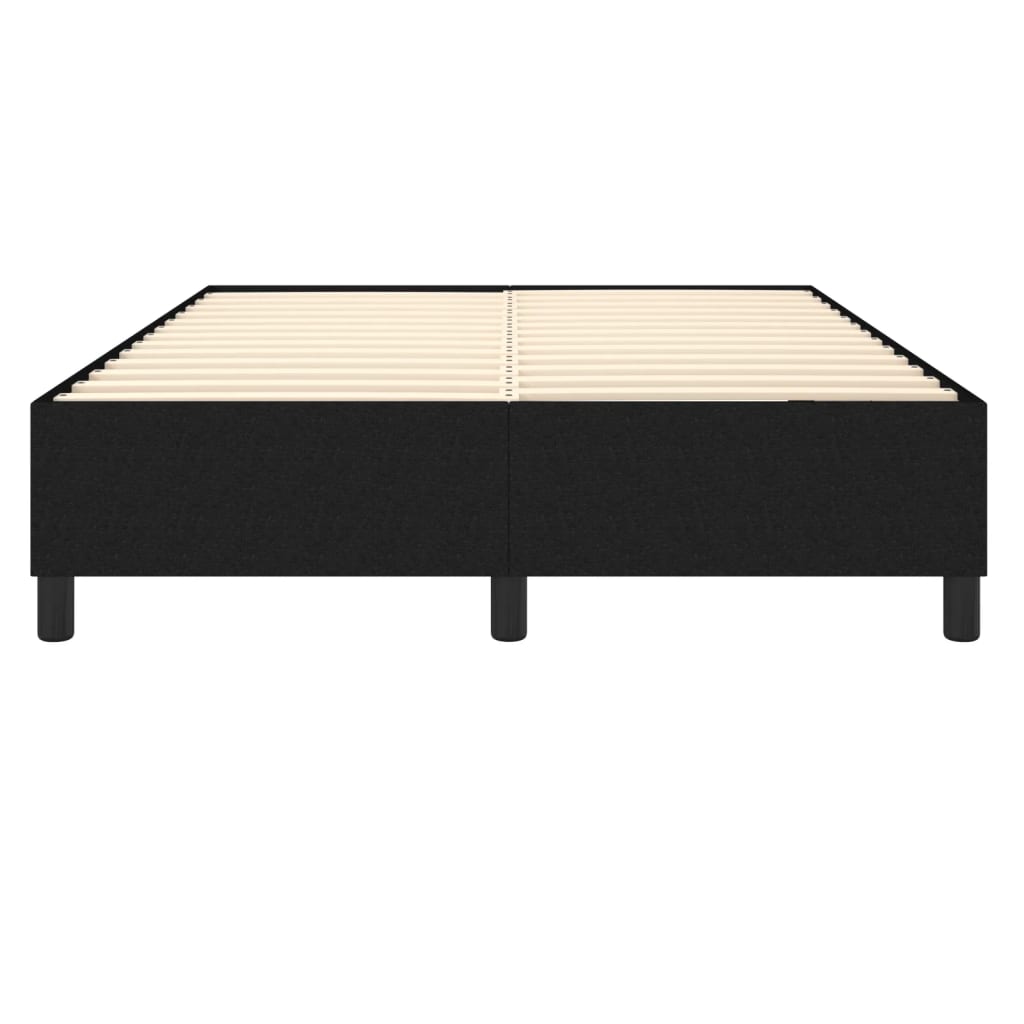 Boxspring sengeramme 140x190 cm stof sort