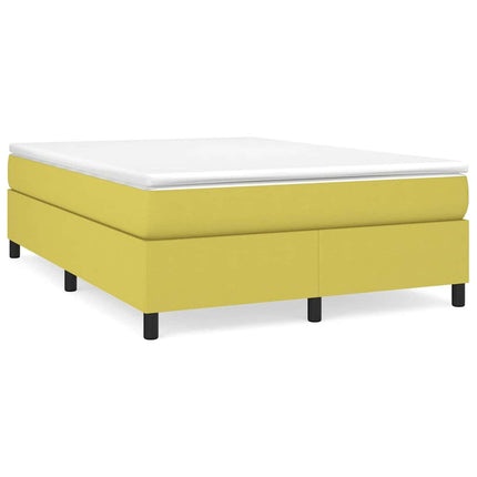 Boxspring sengeramme Grøn 140x190 cm Stof