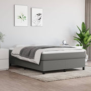 Boxspring sengeramme 140x200 cm stof mørkegrå