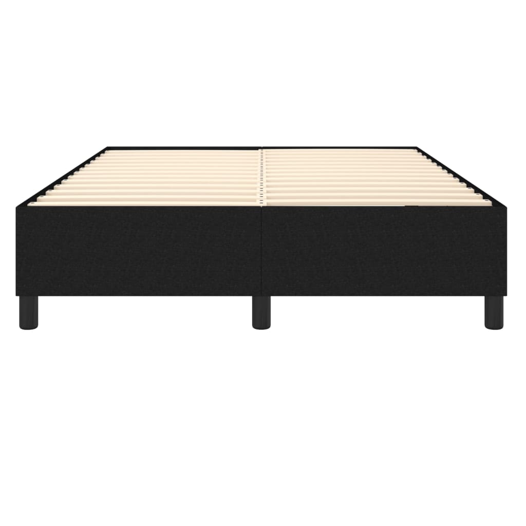 Boxspring sengeramme 140x200 cm stof sort