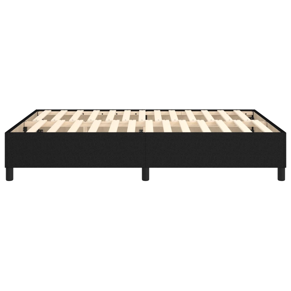 Boxspring sengeramme 140x200 cm stof sort
