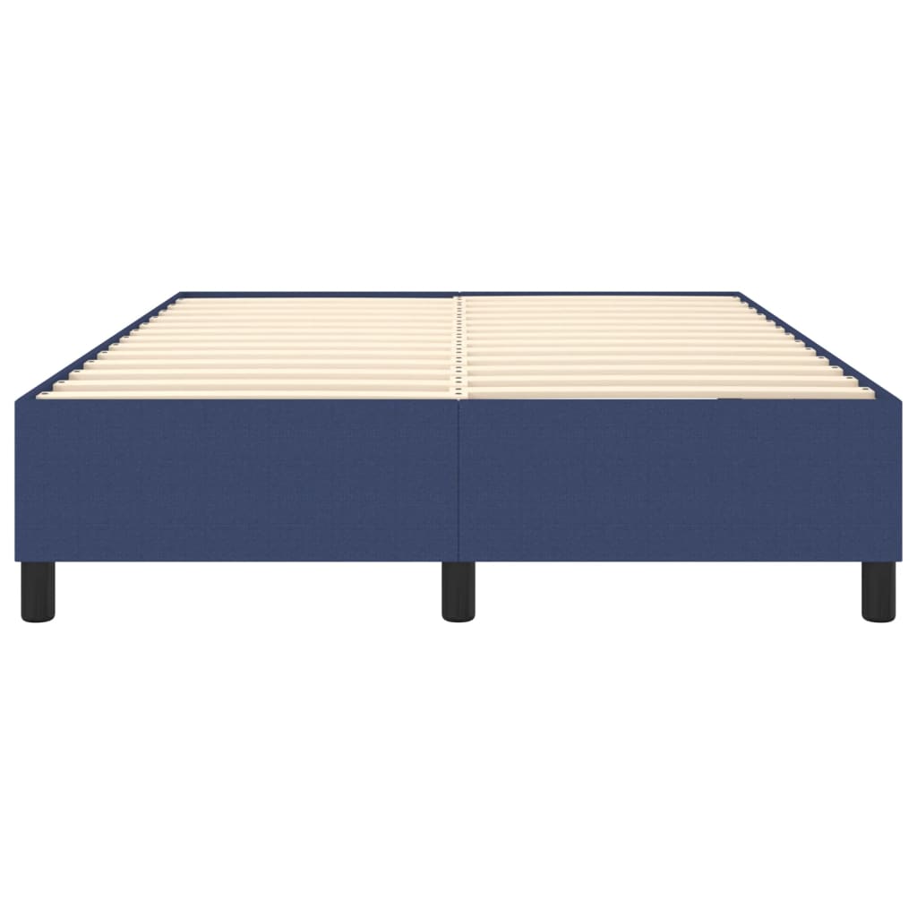 Boxspring sengeramme 140x200 cm stof blå
