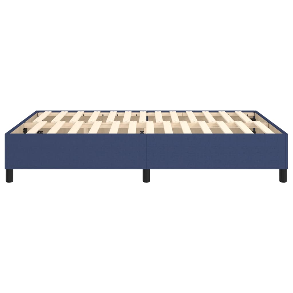 Boxspring sengeramme 140x200 cm stof blå
