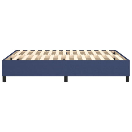 Boxspring sengeramme 140x200 cm stof blå