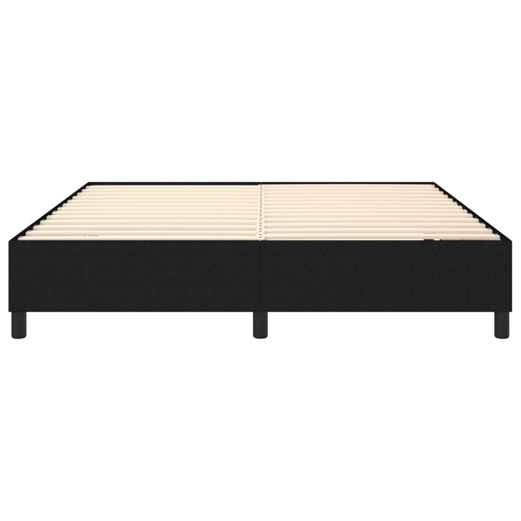 Boxspring sengeramme 160x200 cm stof sort