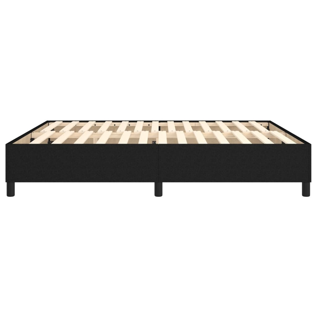 Boxspring sengeramme 160x200 cm stof sort