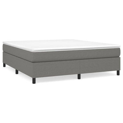 Boxspring sengeramme 180x200 cm stof mørkegrå
