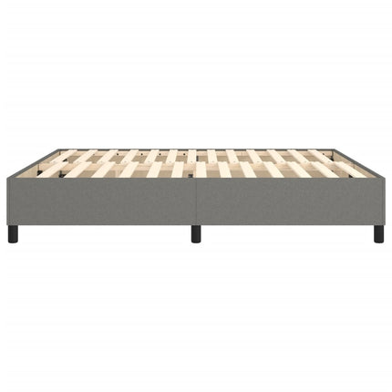 Boxspring sengeramme 180x200 cm stof mørkegrå